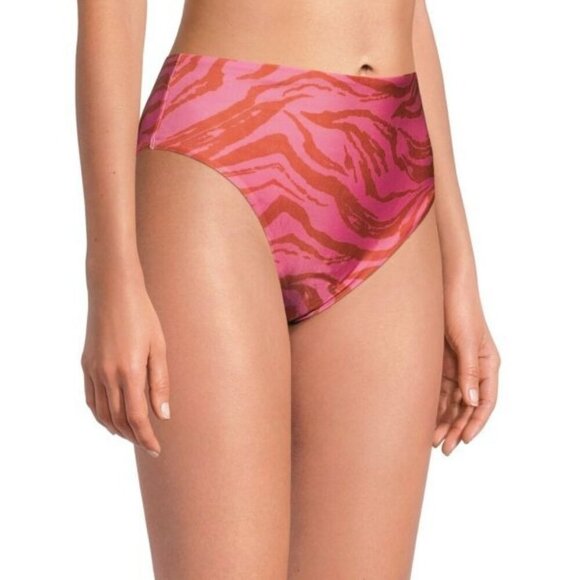 NWT ViX by Paula Hermanny Pink Multi Diani Bela Swimsuit Bikini Bottom Size S - Picture 2 of 6